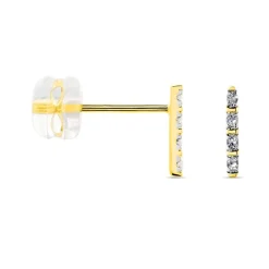 Histoire d'Or Boucles D'oreilles Puces Or Jaune Puces Judy Diamants Clearance
