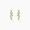 Histoire d'Or Boucles D'oreilles Puces Orlando Or Jaune Diamant Synthétique