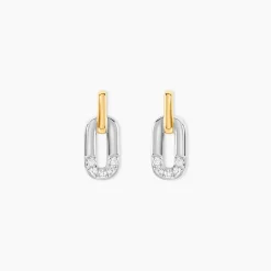 Histoire d'Or Boucles D'Oreilles Puces Or Jaune Oxyde De Zirconium Clearance