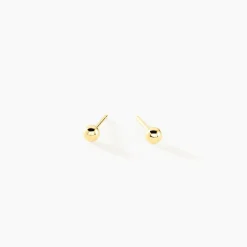 Histoire d'Or Boucles D'oreilles Puces Fidelia or jaune