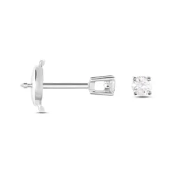 Histoire d'Or Boucles D'oreilles Puces Or Blanc Victoria Diamants Outlet