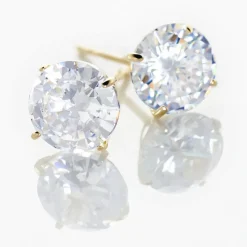 Histoire d'Or Boucles D'oreilles Puces Or Jaune Katherina Oxyde De Zirconium or jaune oxyde Discount