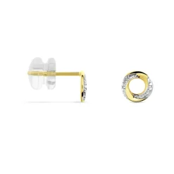 Histoire d'Or Boucles D'oreilles Puces Or Jaune Pamila Diamants Online
