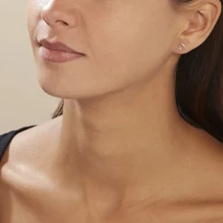 Histoire d'Or Boucles D'oreilles Puces Or Jaune Pamila Diamants Online