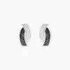 Histoire d'Or Boucles D'oreilles Puces Oia Or Blanc Diamant Sale