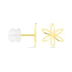Histoire d'Or Boucles D'oreilles Puces Philine Fleur Or Jaune Online