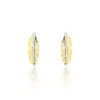Histoire d'Or Boucles D'oreilles Puces Paola Or Jaune Diamant