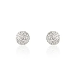Histoire d'Or Boucles D'oreilles Puces Perta Argent Blanc Oxyde De Zirconium Discount