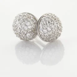 Histoire d'Or Boucles D'oreilles Puces Perta Argent Blanc Oxyde De Zirconium Discount