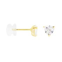 Histoire d'Or Boucles D'oreilles Puces Poinsettia Or Jaune Oxyde New