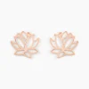 Histoire d'Or Boucles D'oreilles Puces Rosita Argent Rose Clearance