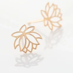 Histoire d'Or Boucles D'oreilles Puces Rosita Argent Rose Clearance