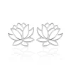 Histoire d'Or Boucles D'oreilles Puces Rosita Argent Blanc Discount