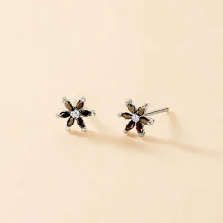 Histoire d'Or Boucles D'oreilles Puces Rhys Argent Blanc Oxyde De Zirconium Online