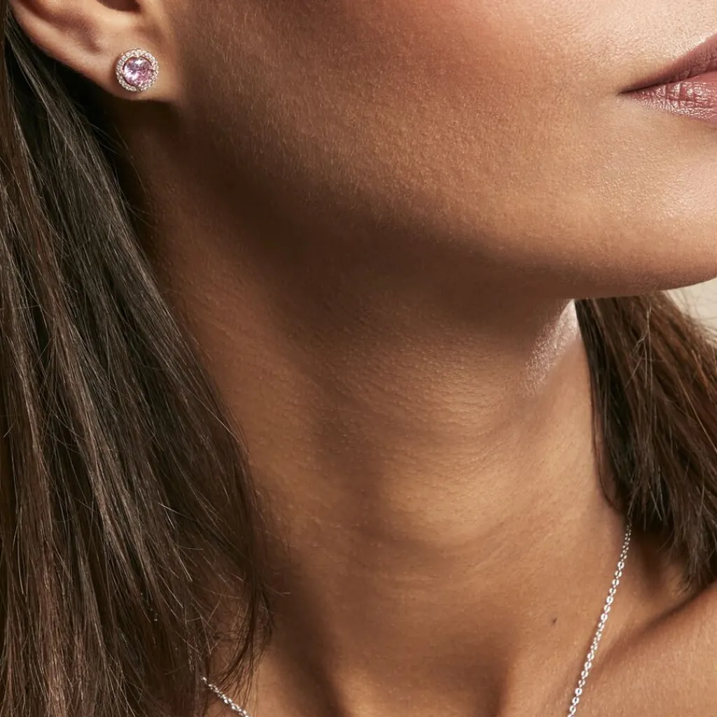 Histoire d'Or Boucles D'oreilles Puces Rio Argent Rose Oxyde argent rose oxyde rose Hot