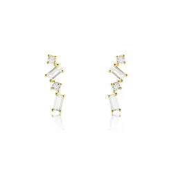 Histoire d'Or Boucles D'oreilles Puces Renita Or Jaune Oxyde De Zirconium
