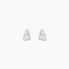 Histoire d'Or Boucles D'oreilles Puces Roma Argent Blanc Oxyde De Zirconium Hot