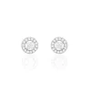Histoire d'Or Boucles D'oreilles Puces Star Or Blanc Oxyde De Zirconium Outlet
