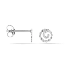 Histoire d'Or Boucles D'oreilles Puces Selima Argent Blanc
