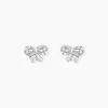 Histoire d'Or Boucles D'oreilles Puces Suna Argent Blanc Oxyde De Zirconium Outlet