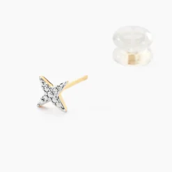 Histoire d'Or Boucles D'oreilles Puces Starlight Or Jaune Diamant Best