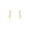 Histoire d'Or Boucles D'oreilles Puces Smina Or Jaune Diamant Outlet