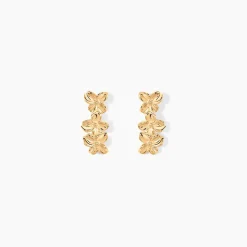 Histoire d'Or Boucles D'Oreilles Puces Selva Plaqué Or Jaune Best