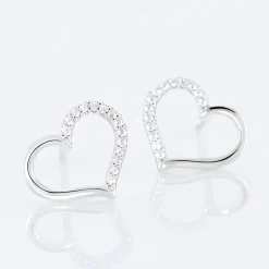 Histoire d'Or Boucles D'oreilles Puces Salona Argent Blanc Oxyde De Zirconium Hot