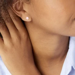 Histoire d'Or Boucles D'oreilles Puces Syna Fleur Or Jaune Outlet