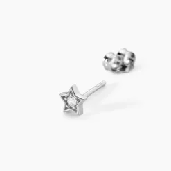 Histoire d'Or Boucles D'oreilles Puces Saya Argent Blanc Oxyde De Zirconium Online