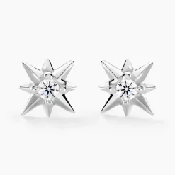 Histoire d'Or Boucles D'oreilles Puces Semira Argent Blanc Oxyde De Zirconium Outlet