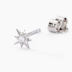 Histoire d'Or Boucles D'oreilles Puces Semira Argent Blanc Oxyde De Zirconium Outlet