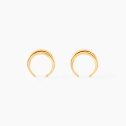 Histoire d'Or Boucles D'oreilles Puces Sergeline Or Jaune Sale