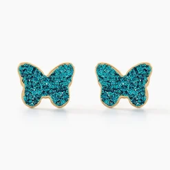 Histoire d'Or Boucles D'oreilles Puces Solena Papillon Or Jaune Clearance