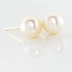 Histoire d'Or Boucles D'oreilles Puces Suki Or Jaune Perle De Culture Clearance