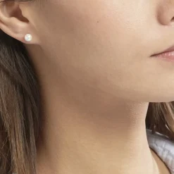 Histoire d'Or Boucles D'oreilles Puces Suki Or Jaune Perle De Culture Clearance