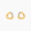 Histoire d'Or Boucles D'oreilles Puces Syrena Or Jaune Diamant Best