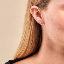 Histoire d'Or Boucles D'oreilles Puces Shiny Garden Or Jaune Oxyde De Zirconium Clearance