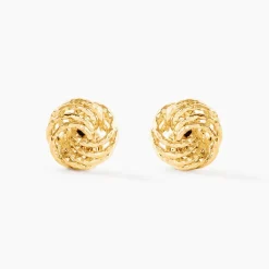 Histoire d'Or Boucles D'Oreilles Puces Sushil Or Jaune Best