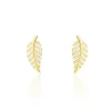 Histoire d'Or Boucles D'oreilles Puces Tourkia Or Jaune Oxyde De Zirconium Sale