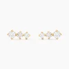 Histoire d'Or Boucles D'oreilles Puces Tryphena Or Jaune Diamant Synthétique Online