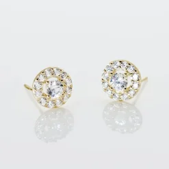 Histoire d'Or Boucles D'oreilles Puces Tahera Or Jaune Oxyde De Zirconium Online