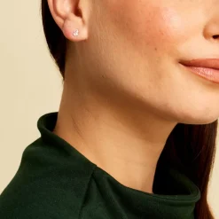 Histoire d'Or Boucles D'oreilles Puces Tierra Or Jaune Oxyde De Zirconium