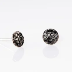 Histoire d'Or Boucles D'oreilles Puces Teani Or Blanc Diamant or blanc diamant noir Best