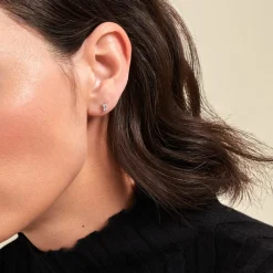 Histoire d'Or Boucles D'oreilles Puces Udia Argent Blanc Oxyde De Zirconium Outlet