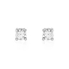 Histoire d'Or Boucles D'oreilles Puces Victoria Or Blanc Diamant