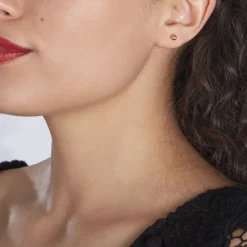 Histoire d'Or Boucles D'oreilles Puces Virgie argent rose Sale