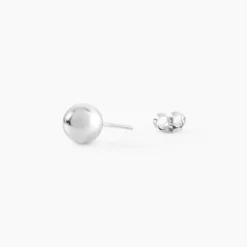 Histoire d'Or Boucles D'oreilles Puces Virgie argent blanc