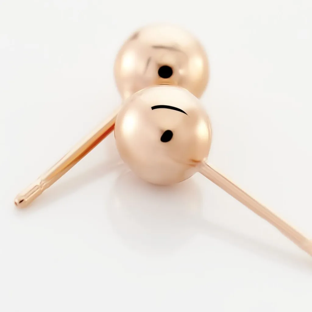 Histoire d'Or Boucles D'oreilles Puces Virgie argent rose Best