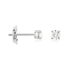 Histoire d'Or Boucles D'oreilles Puces Victoria Platine Blanc Diamant Discount